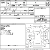 Daihatsu TANTO лот № 3143 оценка 3.5  с аукциона в Японии 2