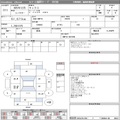 Nissan KICKS  с аукциона в Японии