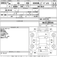 Lexus GS лот № 10032 оценка 3.5  с аукциона в Японии 2
