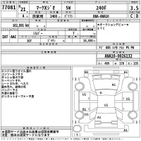 Toyota MARK X ZIO лот № 77081 оценка 3.5  с аукциона в Японии 2