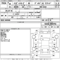 Daihatsu HIJET VAN лот № 7016 оценка 3.5  с аукциона в Японии 2