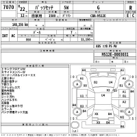 Toyota PASSO SETTE лот № 7070 оценка R  с аукциона в Японии 2