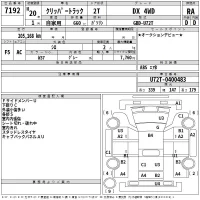 Nissan CLIPPER TRUCK лот № 7192 оценка RA  с аукциона в Японии 2