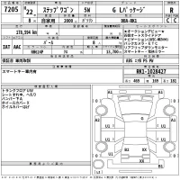 Honda STEP WAGON лот № 7205 оценка R  с аукциона в Японии 2
