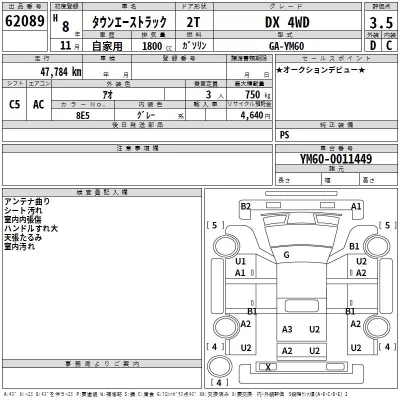 Toyota TOWN ACE TRUCK  с аукциона в Японии