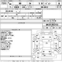 Toyota BB лот № 7253 оценка R  с аукциона в Японии 2