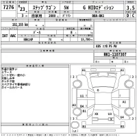 Honda STEP WAGON лот № 7276 оценка 3.5  с аукциона в Японии 2