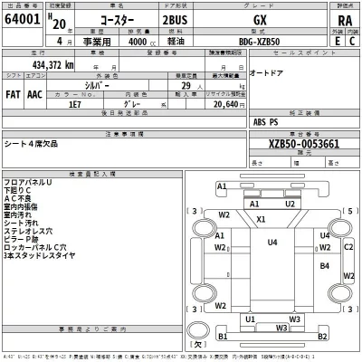 Toyota COASTER  с аукциона в Японии