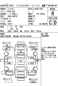 Mazda PREMACY лот № 74 оценка R  с аукциона в Японии 7
