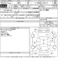 Suzuki SX-4 лот № 10121 оценка RA  с аукциона в Японии 11