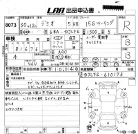 Mazda DEMIO лот № 8073 оценка R  с аукциона в Японии 5