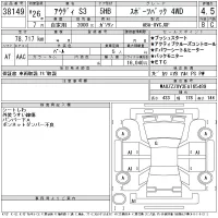 Audi S3 лот № 38149 оценка 4.5  с аукциона в Японии 11