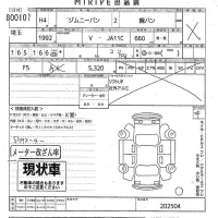 Suzuki JIMNY лот № 80010 оценка X  с аукциона в Японии 10