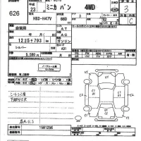 Mitsubishi MINICA лот № 626 оценка 3  с аукциона в Японии 3