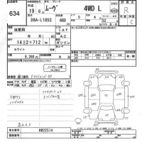 Daihatsu MOVE лот № 634 оценка R  с аукциона в Японии 3