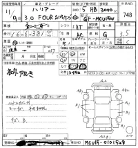 Toyota HARRIER лот № 748 оценка 3.5  с аукциона в Японии 8