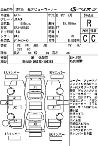 Suzuki HUSTLER лот № 20135 оценка R  с аукциона в Японии 7