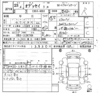 Honda ODYSSEY лот № 3719 оценка R  с аукциона в Японии 6