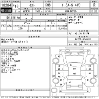 Toyota IST лот № 10284 оценка R  с аукциона в Японии 11