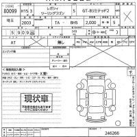 Subaru LEGACY лот № 80099 оценка X  с аукциона в Японии 10