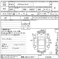 Mazda SCRUM TRUCK лот № 252 оценка R  с аукциона в Японии 6