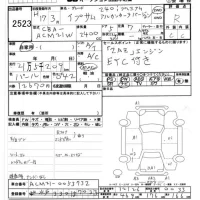 Toyota IPSUM лот № 2523 оценка R  с аукциона в Японии 8