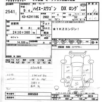 Toyota HIACE лот № 2541 оценка R  с аукциона в Японии 8