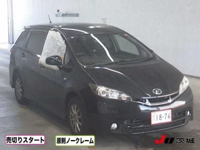Toyota WISH  с аукциона в Японии