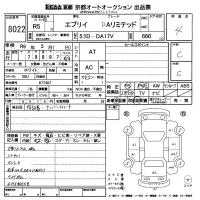 Suzuki EVERY лот № 8022 оценка 4  с аукциона в Японии 8