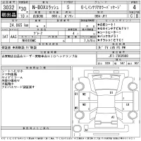 Honda N BOX SLASH лот № 3032 оценка 4  с аукциона в Японии 11