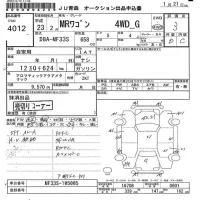 Suzuki MRWAGON лот № 4012 оценка 3  с аукциона в Японии 6