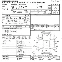 Daihatsu MIRA лот № 4019 оценка R  с аукциона в Японии 6