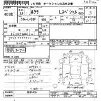 Subaru LUCRA лот № 4030 оценка 3  с аукциона в Японии 6