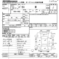 Honda VAMOS лот № 4037 оценка 3  с аукциона в Японии 6