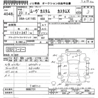 Daihatsu MOVE лот № 4048 оценка 3  с аукциона в Японии 6