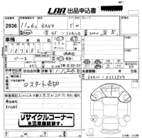 Toyota RAV4 лот № 2936 оценка   с аукциона в Японии 5