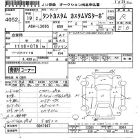 Daihatsu TANTO лот № 4052 оценка R  с аукциона в Японии 6