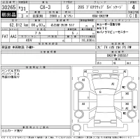 Mazda CX-3 лот № 30265 оценка 4  с аукциона в Японии 11