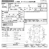 Daihatsu TANTO лот № 4056 оценка 3  с аукциона в Японии 5
