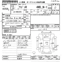 Suzuki WAGON R лот № 4058 оценка R  с аукциона в Японии 6