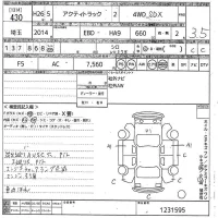 Honda ACTY TRUCK лот № 430 оценка 3.5  с аукциона в Японии 9