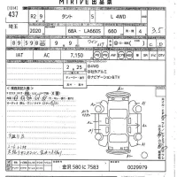 Daihatsu TANTO лот № 437 оценка 3.5  с аукциона в Японии 10