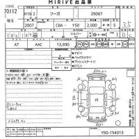 Nissan FUGA лот № 70112 оценка 3.5  с аукциона в Японии 10