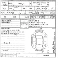 Subaru WRX лот № 11019 оценка 3.5  с аукциона в Японии 10