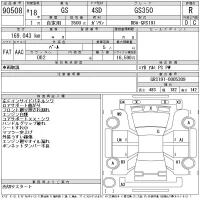Lexus GS лот № 90508 оценка R  с аукциона в Японии 11