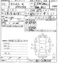 Honda ODYSSEY лот № 1460 оценка 3.5  с аукциона в Японии 8