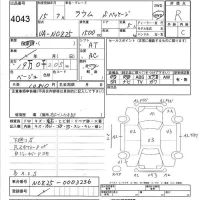 Toyota RAUM лот № 4043 оценка R  с аукциона в Японии 7