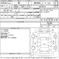 Lexus NX лот № 33433 оценка 3.5  с аукциона в Японии 11