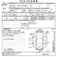 Toyota COROLLA AXIO лот № 85045 оценка R  с аукциона в Японии 10