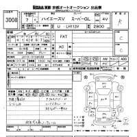 Toyota HIACE VAN лот № 3008 оценка R  с аукциона в Японии 8
